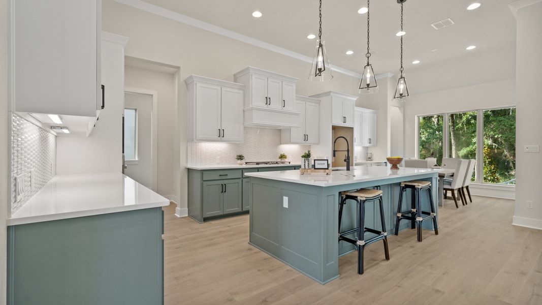 Representative furnished interior of a home built from the 2527F by Perry Homes in Southern Hills 80', Brooksville (Image 10).