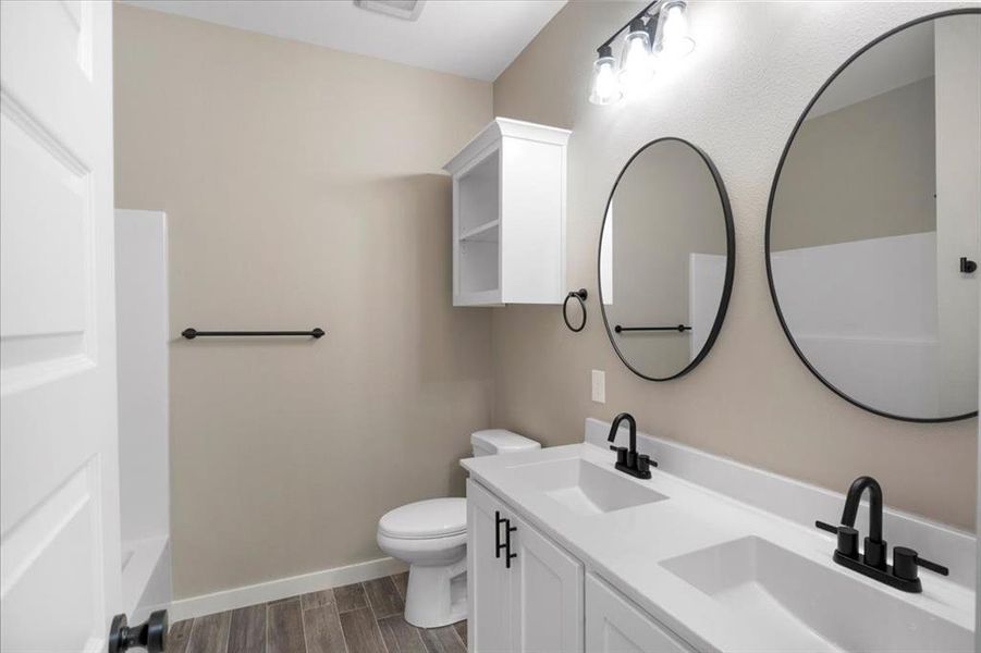 Furnished interior view inside a new home in , Lindale (Image 16). Furnished interior view inside a new home in , Lindale (Image 16).