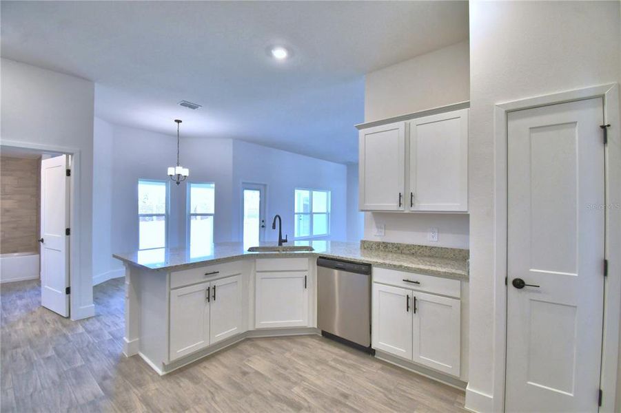 Furnished interior view inside a new home in Lake Juliana Estates, Auburndale (Image 12).