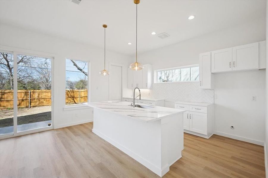 Furnished interior view inside a new home in , Fort Worth (Image 9). Furnished interior view inside a new home in , Fort Worth (Image 9).