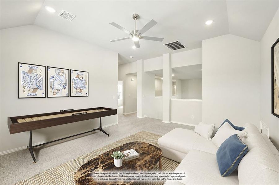 Furnished interior view inside a new home in Sunset Ridge, Alvarado (Image 14).