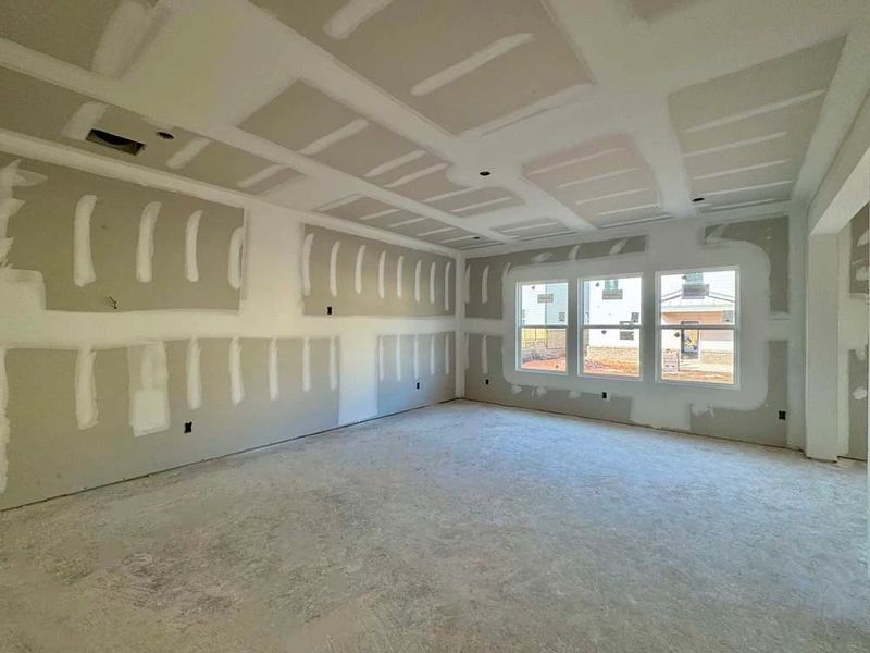 Family Room Construction Progress Family Room Construction Progress