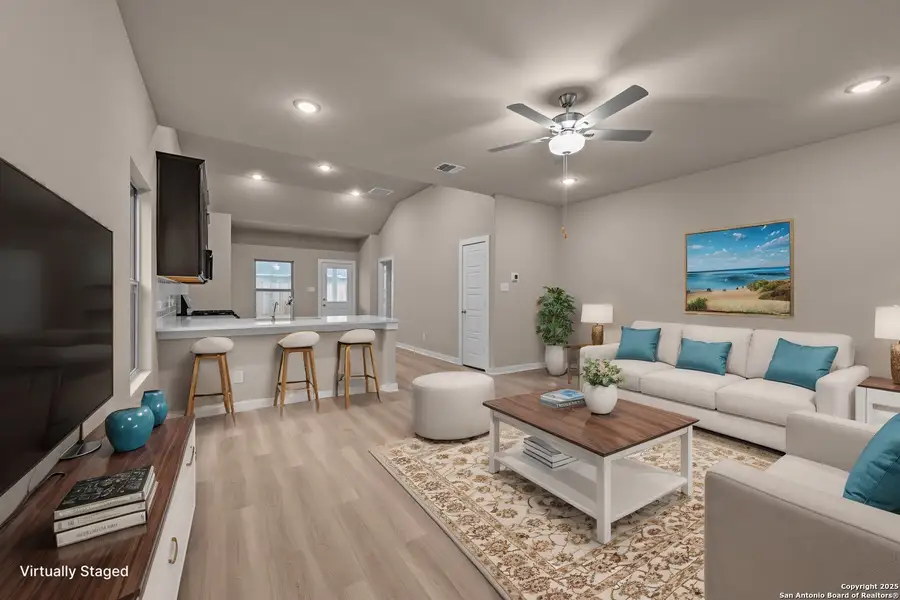 Furnished interior view inside a new home in Park Place, New Braunfels (Image 5).