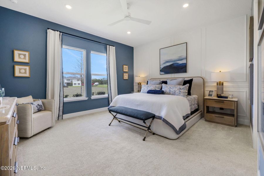 Furnished interior view inside a new home in , Flagler Beach (Image 47).