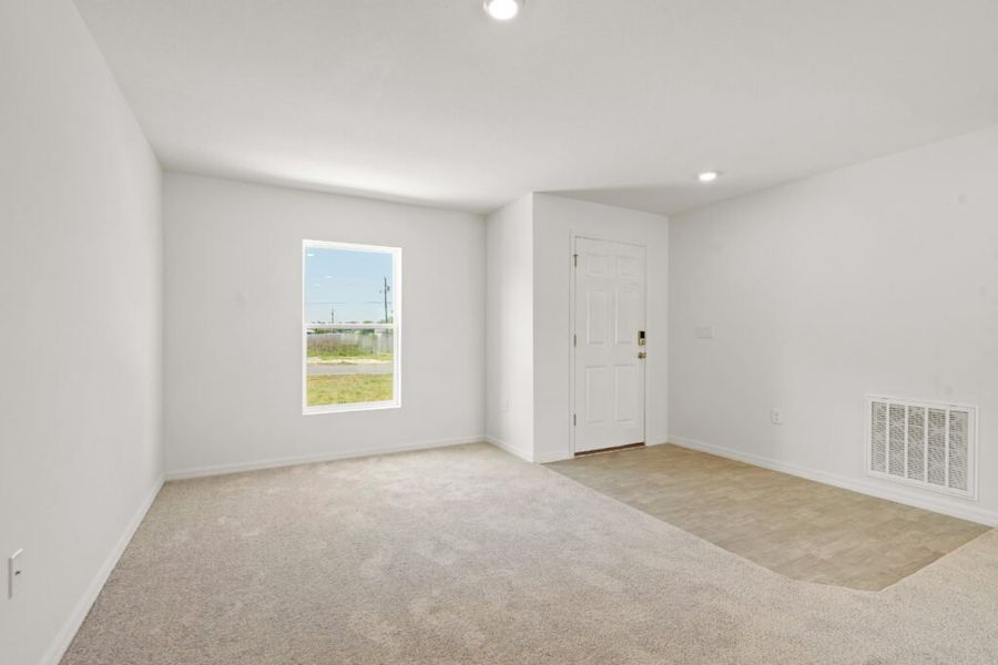 Representative unfurnished interior of a home built from the Phoenix by Holiday Builders in Poinciana, Poinciana (Image 8). Representative unfurnished interior of a home built from the Phoenix by Holiday Builders in Poinciana, Poinciana (Image 8).