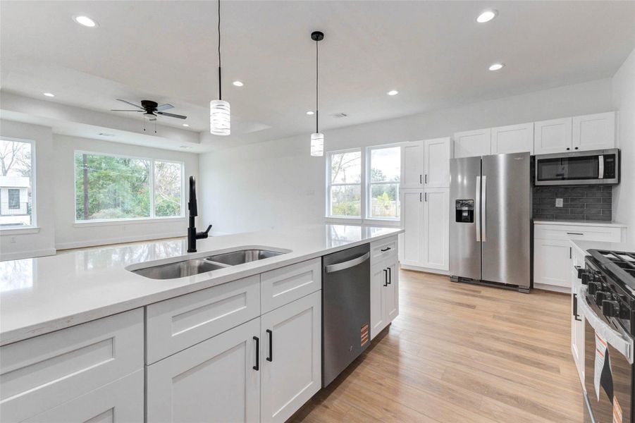 Furnished interior view inside a new home in , Houston (Image 10).