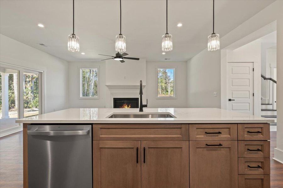 Furnished interior view inside a new home in , Awendaw (Image 10). Furnished interior view inside a new home in , Awendaw (Image 10).