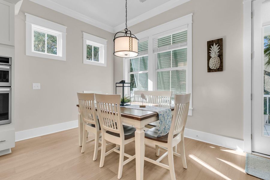 Furnished interior view inside a new home in Overlook at Copahee Sound, Awendaw (Image 11). Furnished interior view inside a new home in Overlook at Copahee Sound, Awendaw (Image 11).