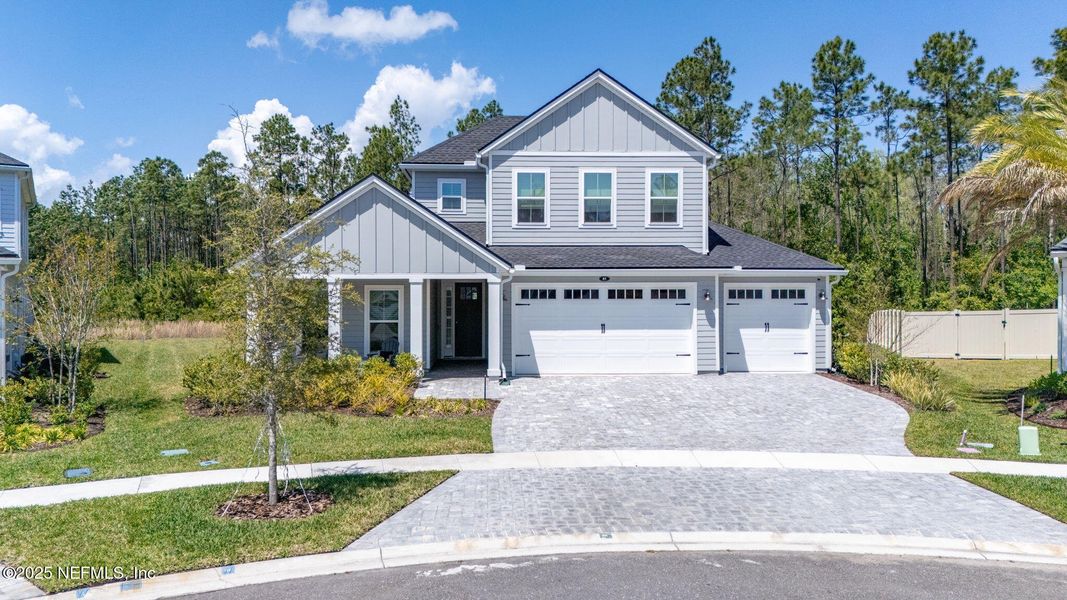 Front exterior of a new home in , St. Augustine, FL, highlighting curb appeal (Image 27).