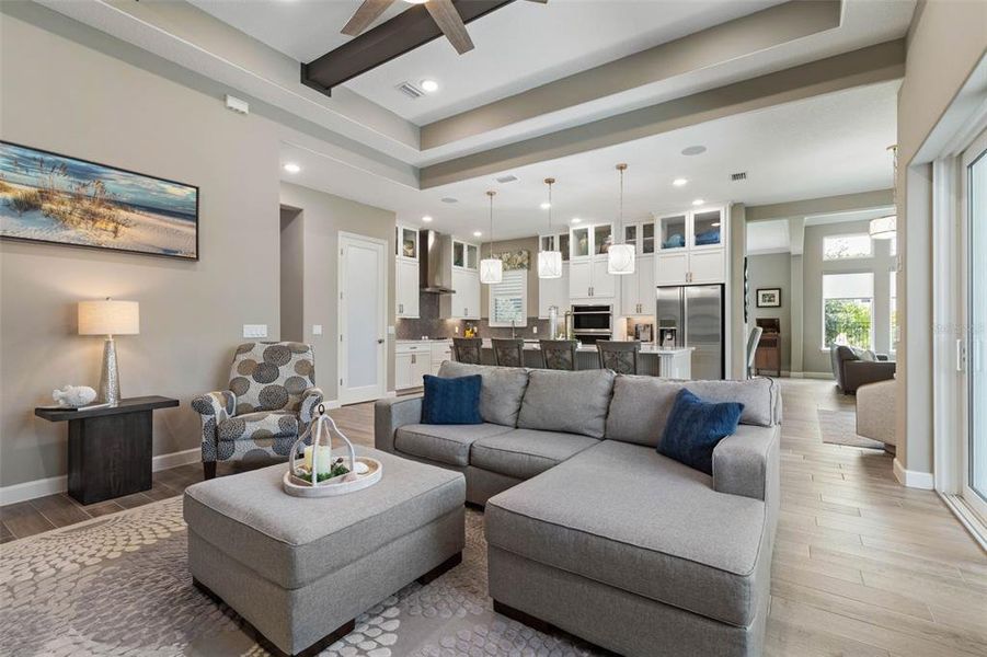 Furnished interior view inside a new home in Toscana, Palm Coast (Image 46).