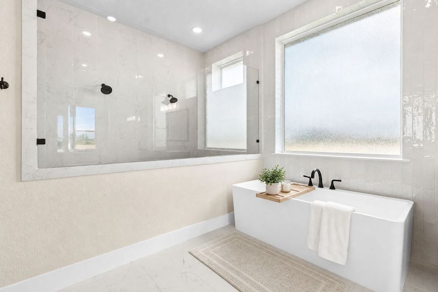 Furnished interior view inside a new home in Leander Estates, Leander (Image 12).