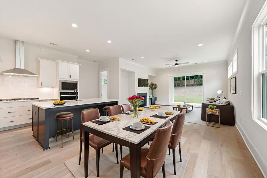 Furnished interior view inside a new home in Arden on Lanier, Cumming (Image 10).