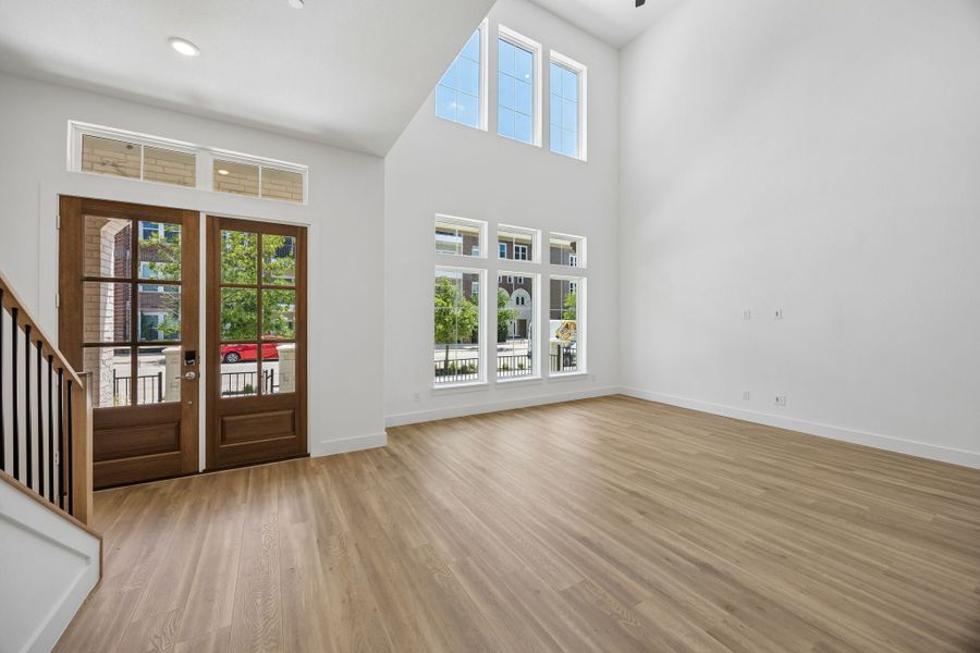 Spacious, unfurnished interior of a new home in Newman Village Townhomes, Frisco (Image 19).