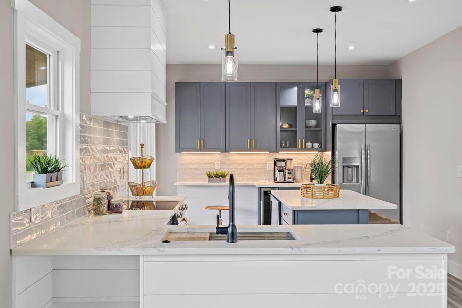 Furnished interior view inside a new home in , Asheville (Image 15).