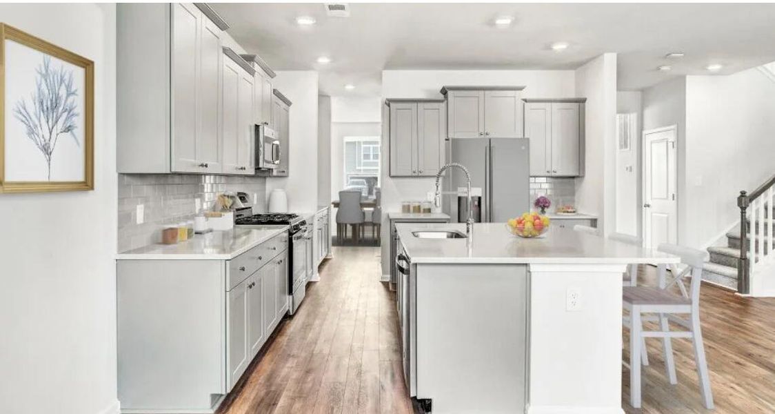 Furnished interior view inside a new home in , Summerville (Image 5). Furnished interior view inside a new home in , Summerville (Image 5).