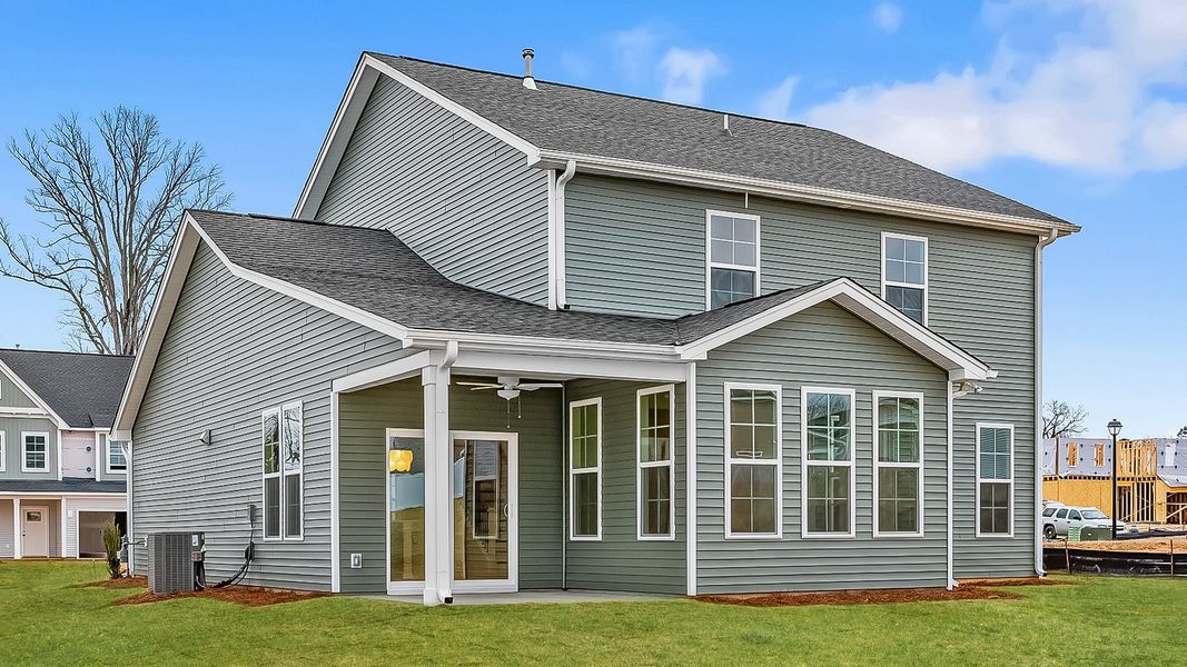 Exterior details and patio area of a home in Fieldstone, Lexington (Image 26).