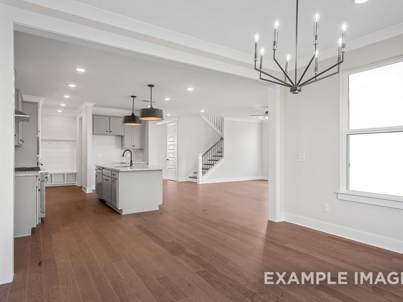 Representative unfurnished interior of a home built from the The Hathaway by Davidson Homes LLC in Shelton Square, Murfreesboro (Image 26).