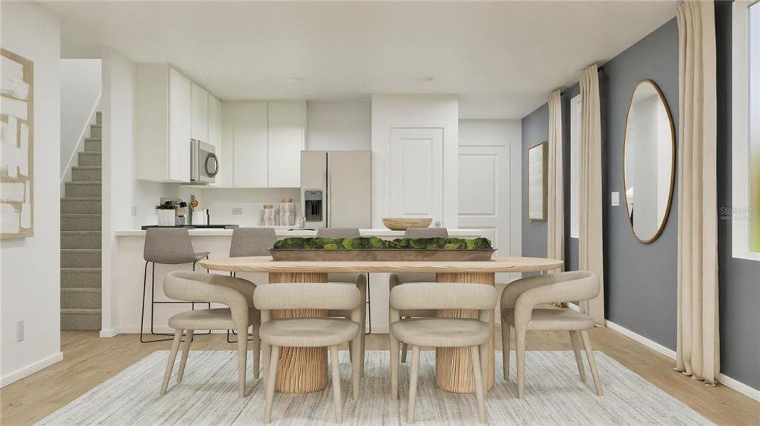 Furnished interior view inside a new home in , Kissimmee (Image 21).