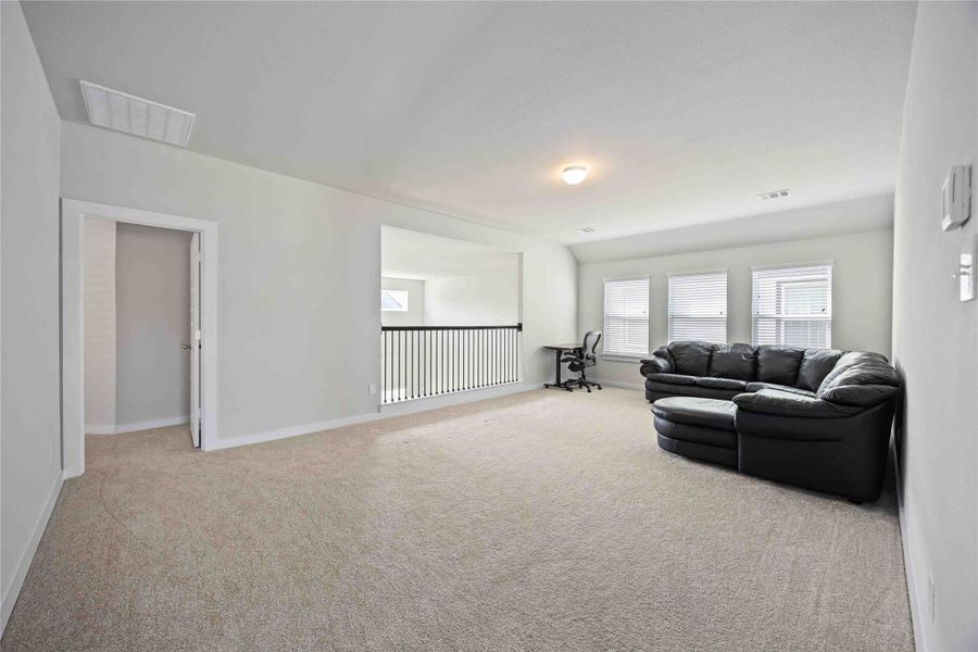 Furnished interior view inside a new home in Eagle Landing, Houston (Image 13). Furnished interior view inside a new home in Eagle Landing, Houston (Image 13).