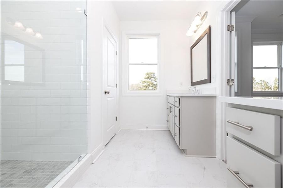 Primary bathroom - Pictures represent a previously built home, not the actual home.