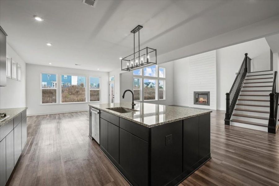 Furnished interior view inside a new home in Twin Lakes, Hoschton (Image 4).