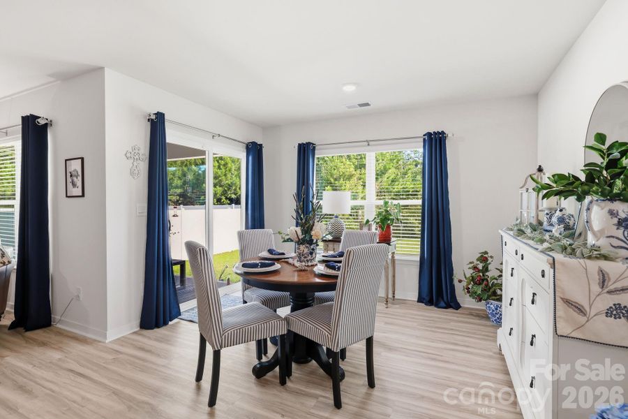 Furnished interior view inside a new home in Woodhaven at Chester, Chester (Image 9).