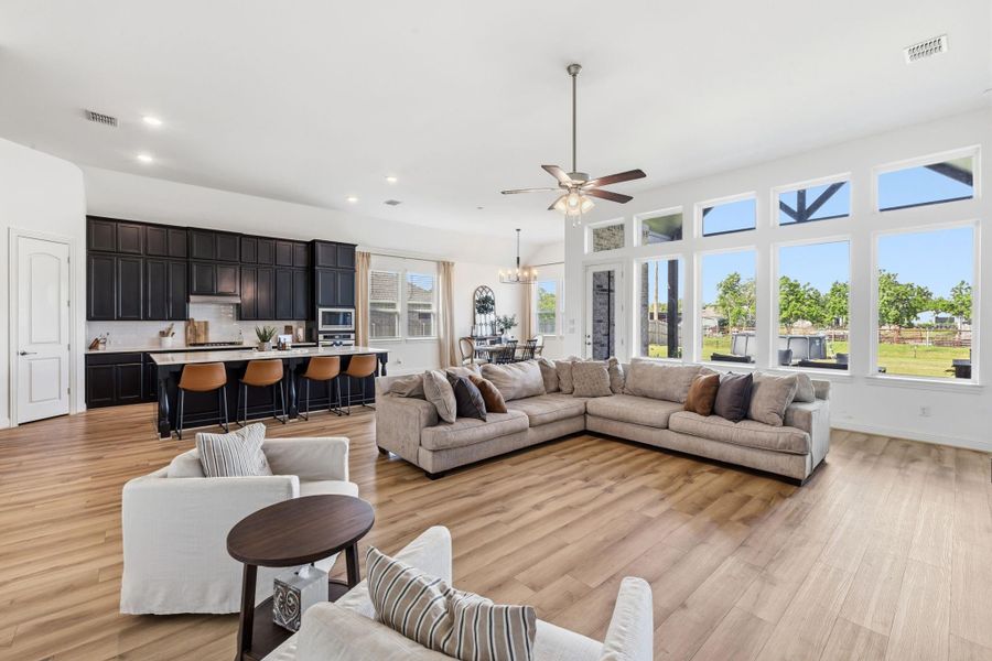 Furnished interior view inside a new home in , Old River-Winfree (Image 18).