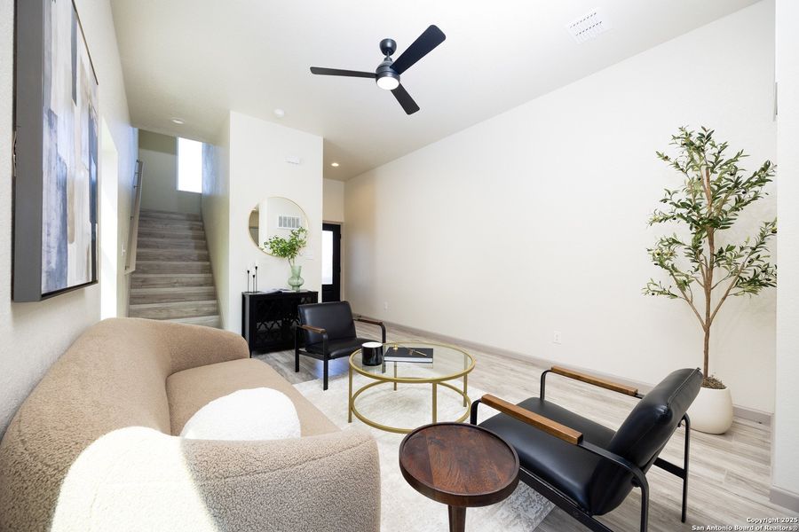 Furnished interior view inside a new home in , San Antonio (Image 44). Furnished interior view inside a new home in , San Antonio (Image 44).