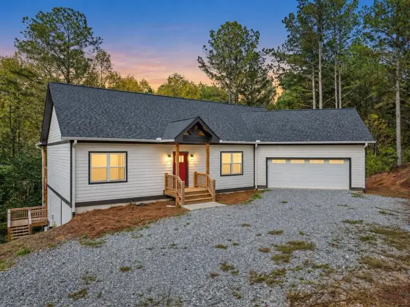Exterior details and patio area of a home in , Ellijay (Image 22).