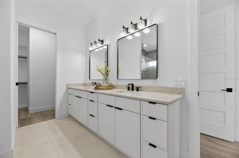 Furnished interior view inside a new home in , Sarasota (Image 48).