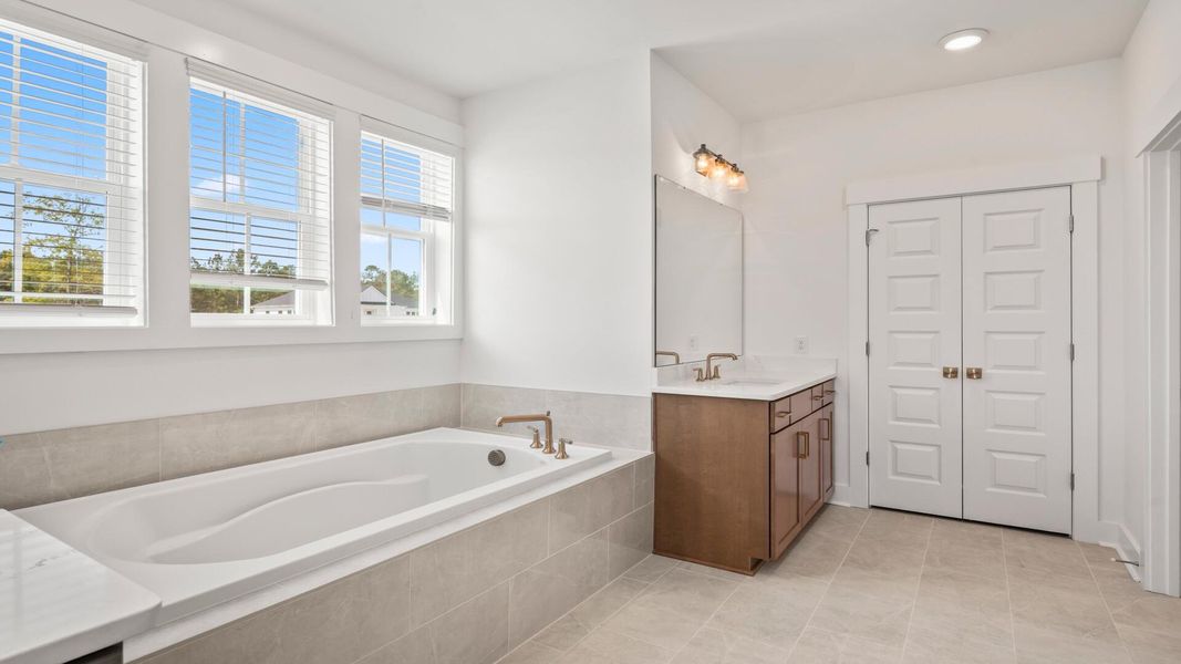 Furnished interior view inside a new home in Pamlico Terrace, Awendaw (Image 8).