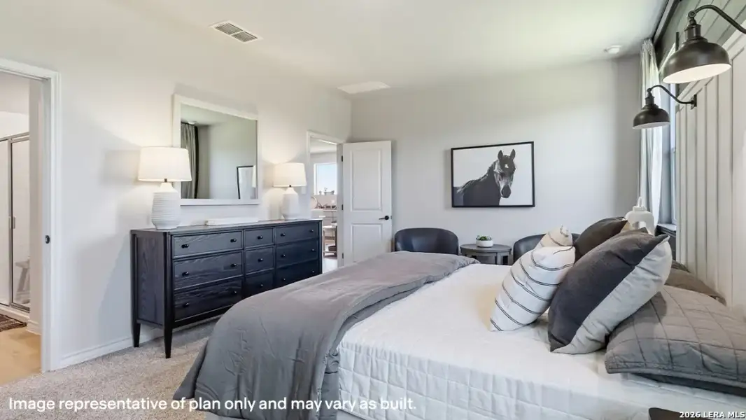 Furnished interior view inside a new home in Riverstone at Westpointe, San Antonio (Image 11).