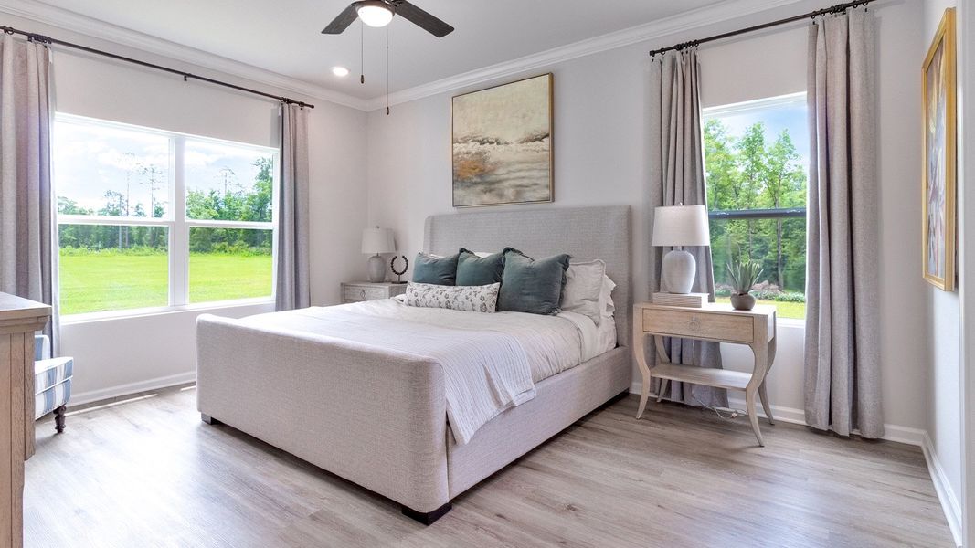 Furnished interior view inside a new home in Fallschase, Tallahassee (Image 34).