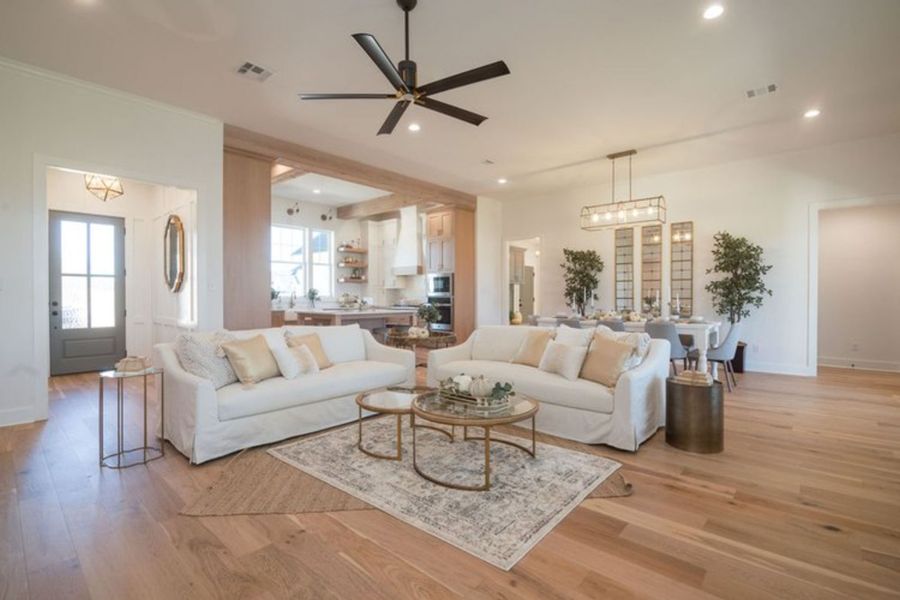 Representative furnished interior of a home built from the The Elizabeth by Reece Homes in Pebble Creek, College Station (Image 4). Representative furnished interior of a home built from the The Elizabeth by Reece Homes in Pebble Creek, College Station (Image 4).
