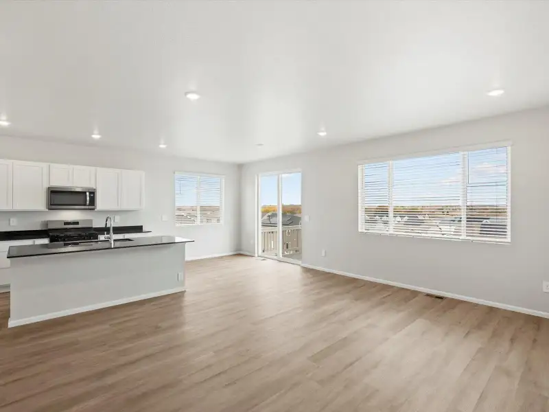 Spacious, unfurnished interior of a new home in Poudre Heights: The Lakes Collection, Windsor (Image 8).