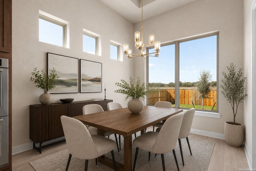 Furnished interior view inside a new home in Davis Ranch, San Antonio (Image 9). Furnished interior view inside a new home in Davis Ranch, San Antonio (Image 9).