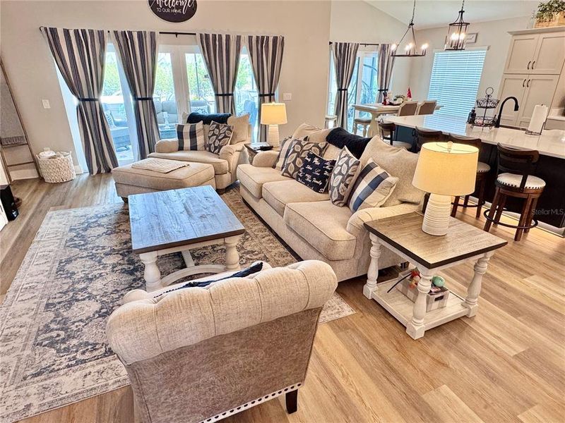 Furnished interior view inside a new home in , The Villages (Image 9).