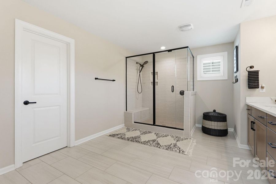 Furnished interior view inside a new home in , Charlotte (Image 29).
