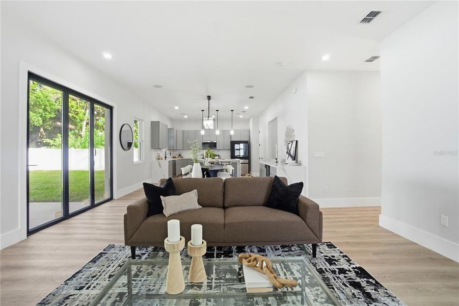 Furnished interior view inside a new home in , Belle Isle (Image 11).
