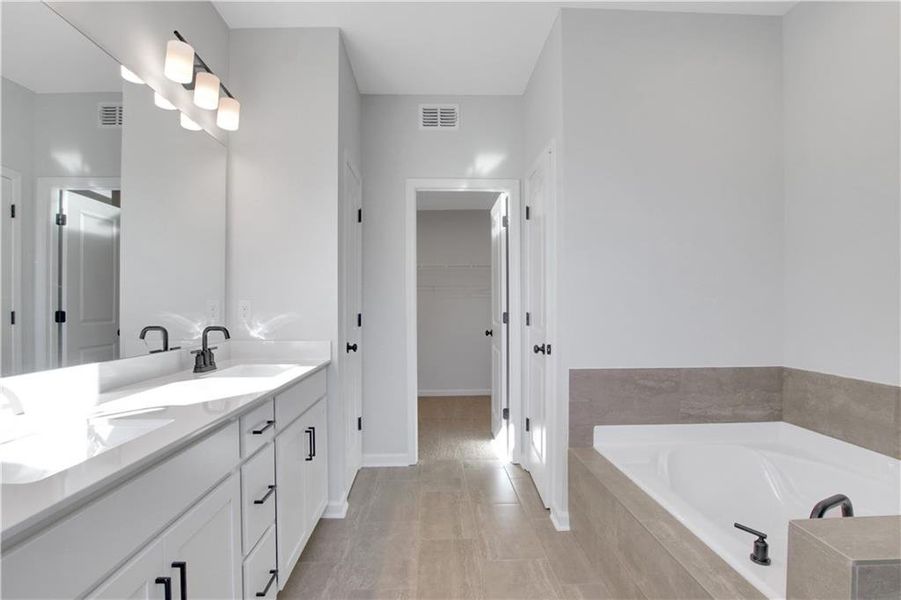 Furnished interior view inside a new home in Hillside Manor, Powder Springs (Image 6).