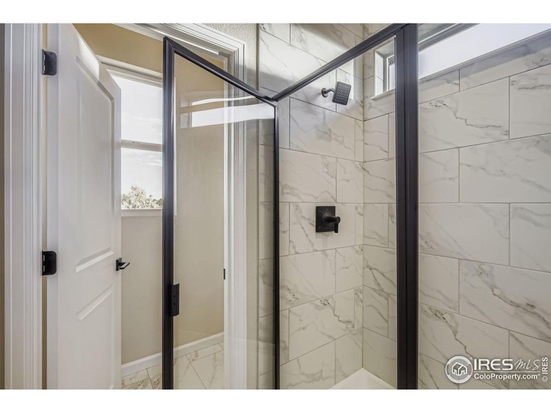 Primary bathroom shower