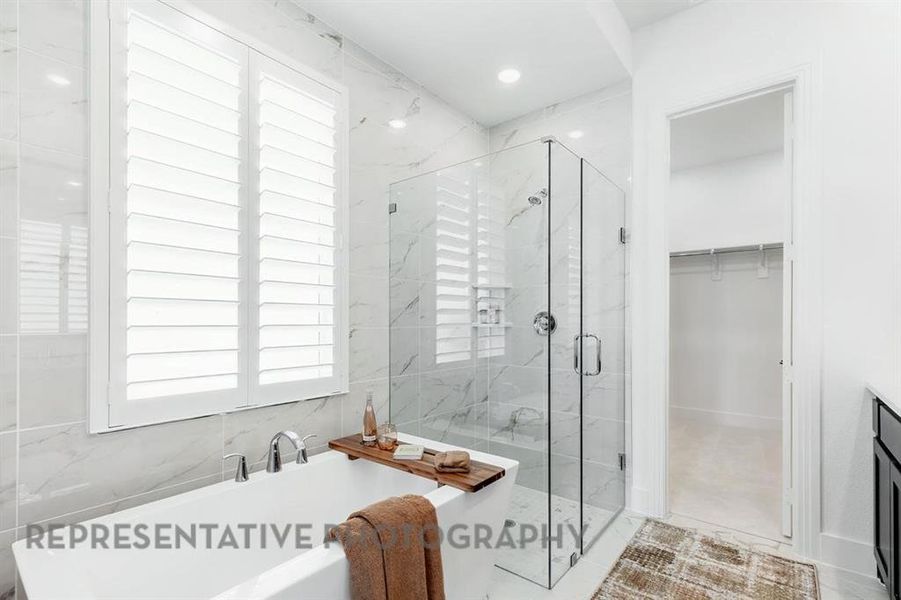 Furnished interior view inside a new home in Aster Park: 50ft. lots, McKinney (Image 23).