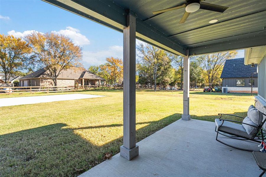 Exterior details and patio area of a home in , Mabank (Image 24).