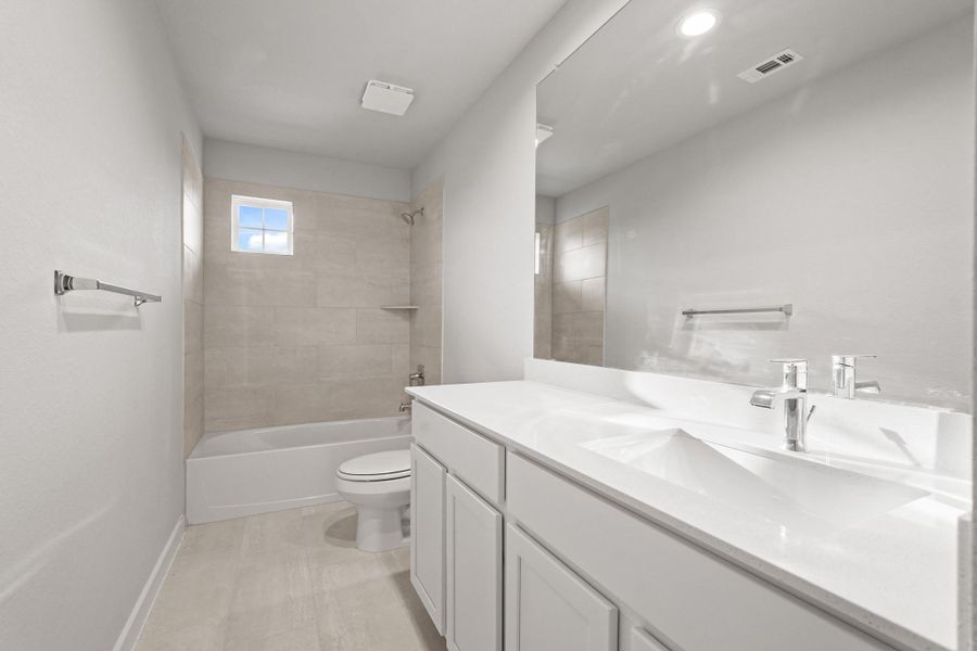 Furnished interior view inside a new home in Morton Creek Ranch, Katy (Image 4).