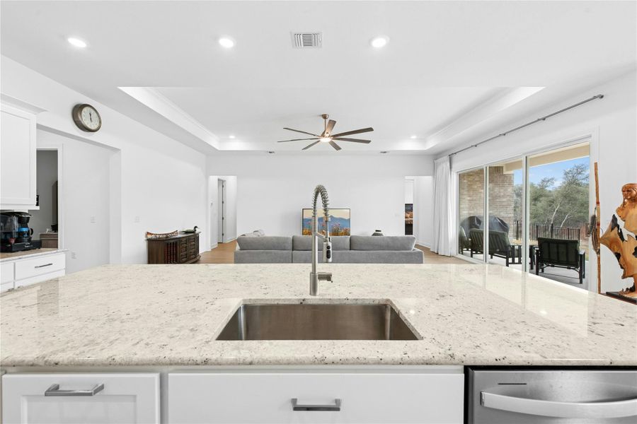 Furnished interior view inside a new home in Sun City Texas, Georgetown (Image 5).