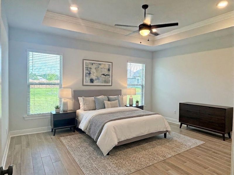 Furnished interior view inside a new home in Bird Song at Hammock Bay, Freeport (Image 7).