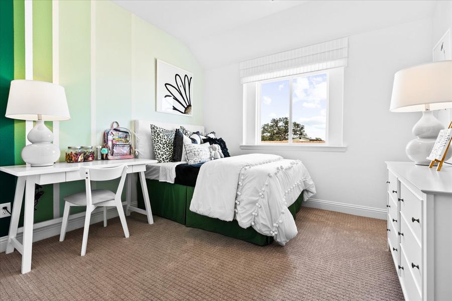 Furnished interior view inside a new home in Keeneland, Aubrey (Image 14).