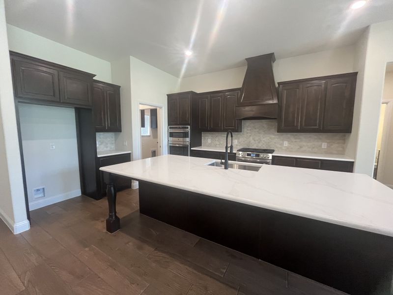 Representative furnished interior of a home built from the Nolan by Cheldan Homes in Arbor Oaks, Boyd (Image 5).