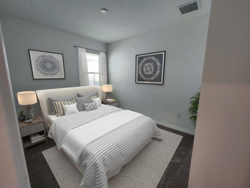 Furnished interior view inside a new home in The Sanctuary – Coastal Collection, Punta Gorda (Image 21).