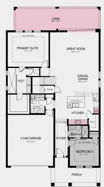 2D floor plan layout of this home in Timber Ridge, Plant City, FL (Image 2). 2D floor plan layout of this home in Timber Ridge, Plant City, FL (Image 2).